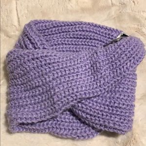 Lavender scarf- never worn but ripped off tag